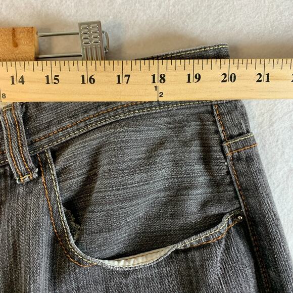 Vintage Y2K Ablanche Mens Jeans 44x34 Dark Wash Gray Baggy Street Workwear - Picture 8 of 16